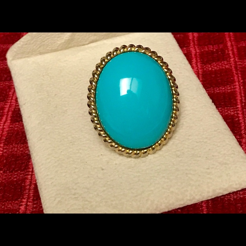 Turquoise Statement Ring - Picture 4 of 7